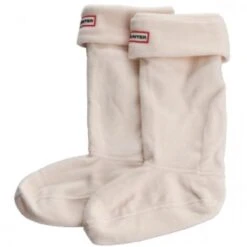 Hunter Fleece Welly Socks In Cream -Shoe Style Shop 0000197480029 hunter uas3000aaa cream pl 03 1100x