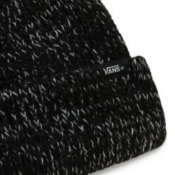 Vans Core Basics Beanie In Black Heather -Shoe Style Shop 000k9ybhh1 2 1100x