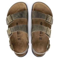 Birkenstock Men's Milano CT Oiled Leather In Faded Khaki -Shoe Style Shop 1018427 510w 4 1100x