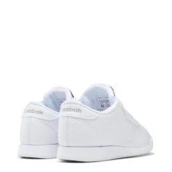 Reebok Women's Princess In White -Shoe Style Shop 1475 7 footwear photography back lateral top view white 1100x