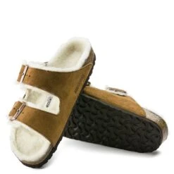 Birkenstock Arizona Shearling In Mink 9 Birkenstock Arizona Shearling In Mink -Shoe Style Shop 1 0 1001128 4 1100x