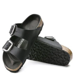 Birkenstock Women's Arizona Big Buckle Oiled Leather In Black (Narrow Width) -Shoe Style Shop 1 0 1011075 4 1100x