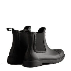 Hunter Women's Commando Chelsea Boots In Black -Shoe Style Shop 20220114165927 prod ss22 org wfs1018rma blk 3 1100x
