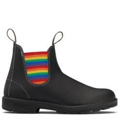 Blundstone Women's Original 2105 In Black With Rainbow Elastic And Contrast Stitching -Shoe Style Shop 2105 1 1 1100x