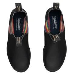 Blundstone Women's Original 2105 In Black With Rainbow Elastic And Contrast Stitching -Shoe Style Shop 2105 5 1 1100x