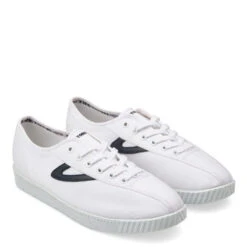 Tretorn Nylite Plus Canvas In White/Navy -Shoe Style Shop 480167031 2 1100x