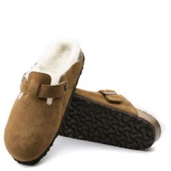 Birkenstock Boston Shearling In Mink -Shoe Style Shop BI 1001140 508W 3 1100x