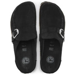 Birkenstock Buckley Suede Leather In Black (Narrow Width) -Shoe Style Shop BI 1017826 2073 4 1100x