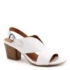 Bueno Women's Chloe Heeled Sandal II In White -Shoe Style Shop BU CHLOE WH 1185 1 1100x