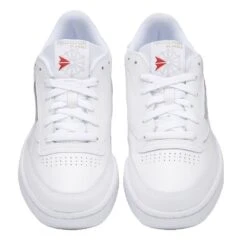 Reebok Women's Club C 85 In White/Sheer Grey -Shoe Style Shop RB AR0455 1051B 3 1100x