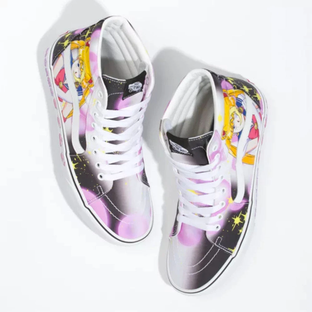 Vans X Pretty Guardian Sailor Moon Sk8-Hi In Black/Pink 6 Vans X Pretty Guardian Sailor Moon Sk8-Hi In Black/Pink - Image 4