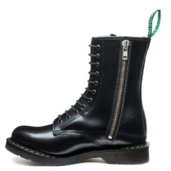 Solovair 11 Eye Zip Derby Boot In Black Hi-Shine -Shoe Style Shop WhatsAppImage2022 10 04at11.40.00AM 2 1100x