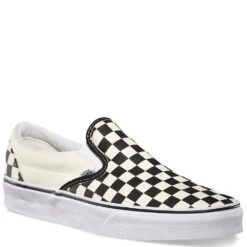 Vans Checkerboard Slip-On In Black/Off White -Shoe Style Shop b b 2 1100x