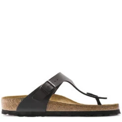 Birkenstock Gizeh Birko-Flor In Black