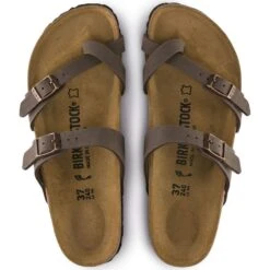 Birkenstock Mayari Birko-Flor Nubuck In Mocha -Shoe Style Shop b i birkenstock mayari birko flor nubuck mocha 71063 4 1100x