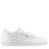 Reebok Women's Club C 85 In White/Sheer Grey -Shoe Style Shop bs7685 ftw photo side lateral white 1100x