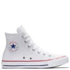 Converse Chuck Taylor All Star Leather High Top In Optic White -Shoe Style Shop c o converse chuck taylor all star leather high top black 132169c 1 1 1100x