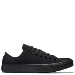 Converse Chuck Taylor All Star Mono Canvas Low Top In Black Monochrome