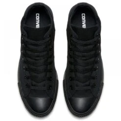 Converse Chuck Taylor All Star Mono Canvas High Top In Black Monochrome -Shoe Style Shop c o converse chuck taylor all star monochrome high top black m3310 4 1100x