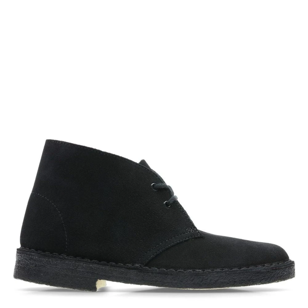Clarks Women's Desert Boot In Black Suede 3 Clarks Women's Desert Boot In Black Suede