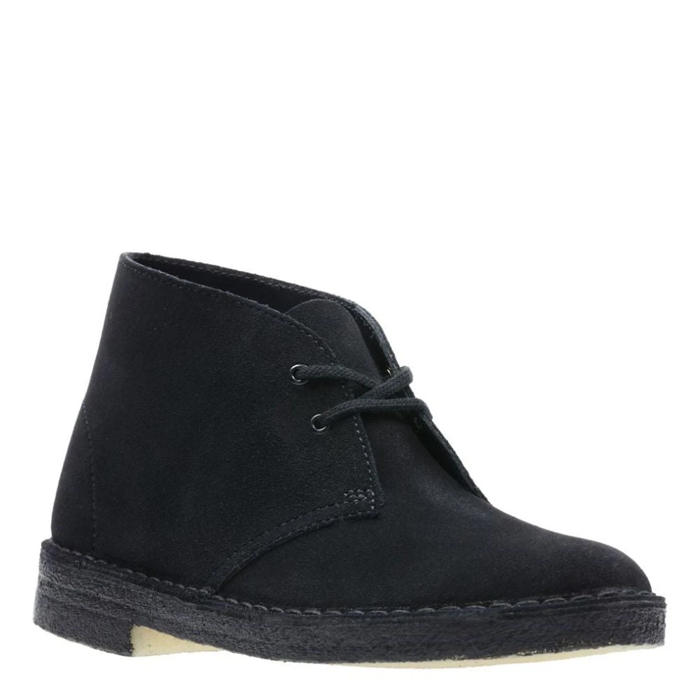 Clarks Women's Desert Boot In Black Suede 4 Clarks Women's Desert Boot In Black Suede - Image 2