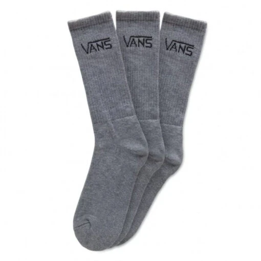 Vans Crew Sock In Heather Grey (Medium) -Shoe Style Shop crew grey1 1 1100x