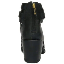 Getoutside Women's Lola Strappy Heel Boot In Black -Shoe Style Shop g o gos 6 blk 4 1100x