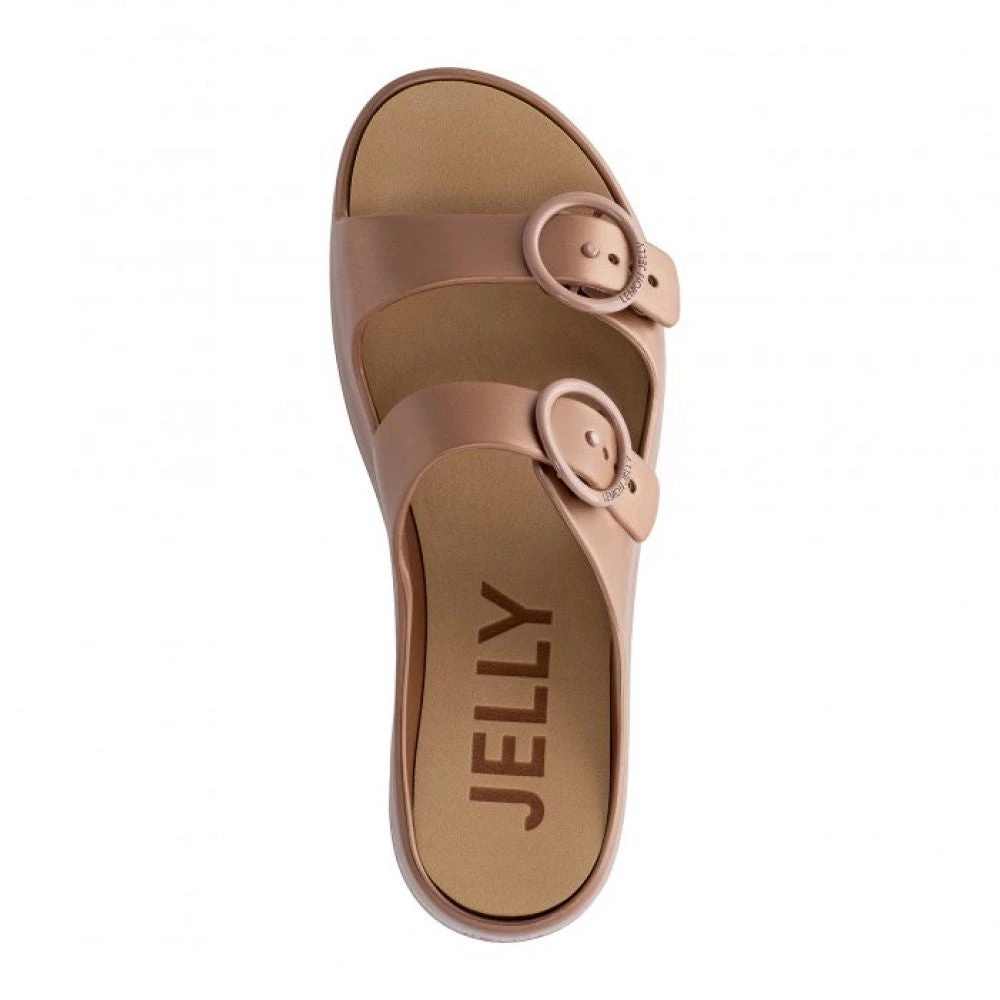 Lemon Jelly Women's Gaia Platform Slides In Brown 6 Lemon Jelly Women's Gaia Platform Slides In Brown - Image 4