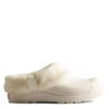 Hunter Women's Play Vegan Shearling Insulated Clogs In White -Shoe Style Shop ht wff1000rsp 1062 1 1100x