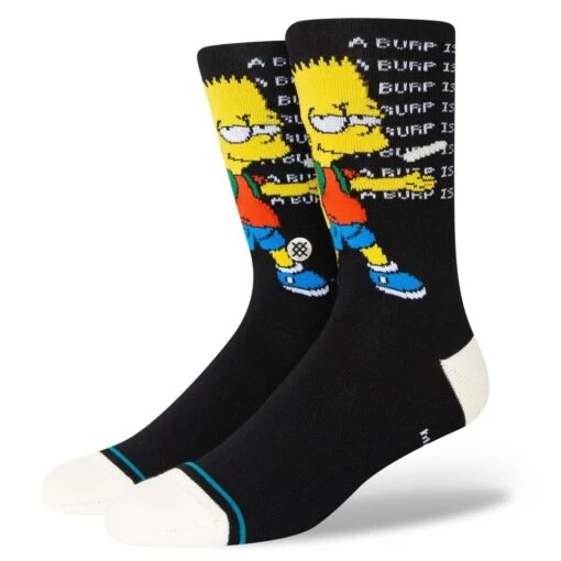 Stance X The Simpsons Troubled Crew In Black -Shoe Style Shop in a555d22tro 1 1100x