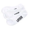 Vans Classic Super No Show Sock In White (Large)