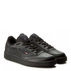 Reebok Women's Club C 85 In Black/Black -Shoe Style Shop r b rb ar0454 1052 2 752eb491 0b67 447b b366 09dc40346af9 1100x