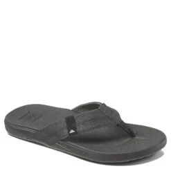 Reef Men's Cushion Phantom In Black -Shoe Style Shop r e reef 2 1 1100x
