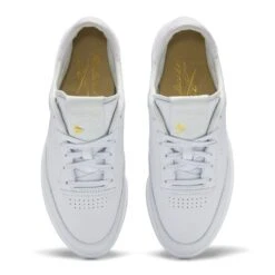 Reebok Women's Club C Clean In Cold Grey/Ftwr White/Quartz Glow -Shoe Style Shop rb gx3692 1083 3 1100x