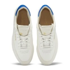 Reebok Women's Club C Clean In Chalk/Chalk/Vector Blue -Shoe Style Shop rb gy1384 1115 3 1100x