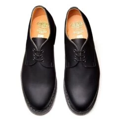 Solovair Gibson Shoe In Black Greasy -Shoe Style Shop s3995bkg 101 4 1100x