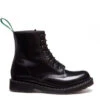 Solovair 8 Eye Derby Boot In Black Hi-Shine -Shoe Style Shop s8551bkg 103 1 1100x