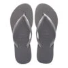 Havaianas Women's Slim Flip Flop In Steel Grey -Shoe Style Shop s l slimsilver 1 1100x