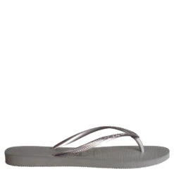 Havaianas Women's Slim Flip Flop In Steel Grey -Shoe Style Shop s l slimsilver 3 1100x