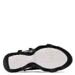 Sorel Women's Kinetic Impact II Sling Low Sandal In Black/Sea Salt -Shoe Style Shop so 2039991010 2133 5 1100x