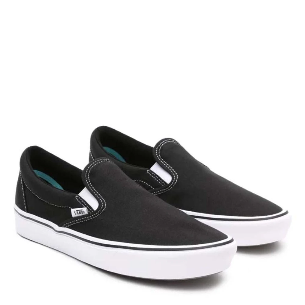 Vans ComfyCush Slip-On In Black/True White 4 Vans ComfyCush Slip-On In Black/True White - Image 2