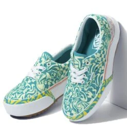 Vans Women's Era Stacked In Wavy Daze Tile Blue -Shoe Style Shop vn 0a4btoce5 4250 4 1100x