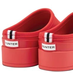 Hunter Women's Play Clogs In Red 10 Hunter Women's Play Clogs In Red -Shoe Style Shop wff1002rma red 1053 4 1100x